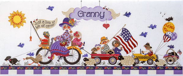 Granny - Just a Little Bit Left of Center - Print